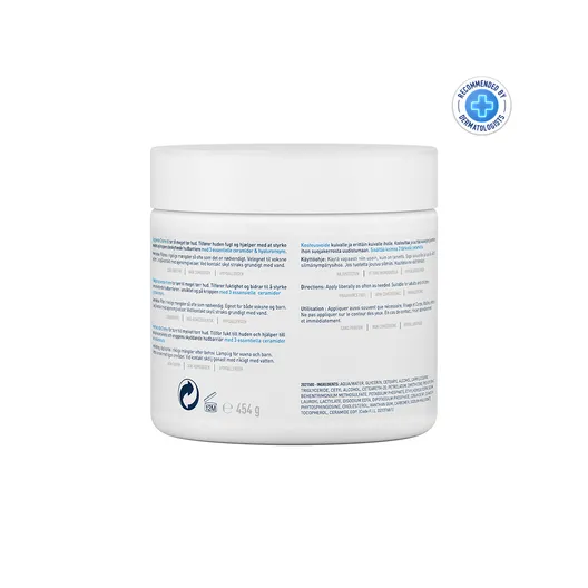 CeraVe Moisturising Cream 454 gm | Ceramides & Hyaluronic Acid | Provides Long Lasting Hydration | Non Greasy | For Dry to Very Dry Skin - Image 8