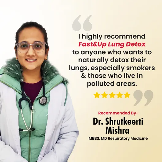 Fast&Up Lung Detox N-Acetylcysteine + Vitamin C Strawberry Flavour, 20 Effervescent Tablets | For Lung Health - Image 4