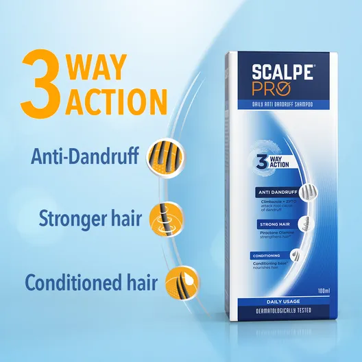 Scalpe Pro Daily Anti Dandruff Shampoo, 100 ml - Image 5