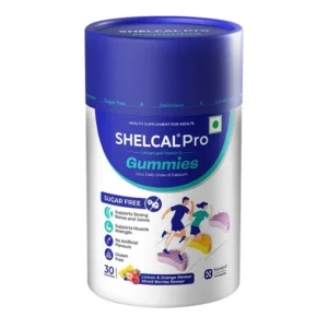 Shelcal Pro Sugar Free Lemon & Orange-Mixed Berries Flavour Gummies 30's