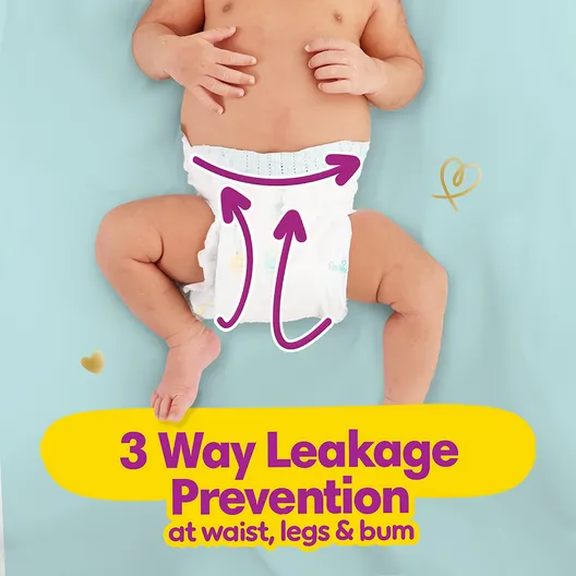 Pampers New Baby Taped Diapers (Up to 5 kg), 72 Count - Image 5