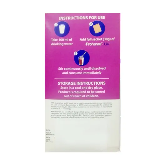 Prohance-Liv Chocolate Flavour Powder 210 gm (7x30 gm) - Image 3