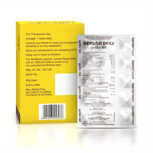 Supradyn Daily Multivitamin Tablet - Image 8